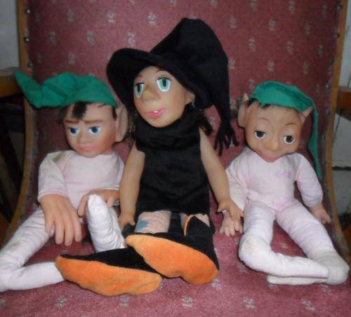 OLD LIEWE HEKSIE AND FRIENDS DOLLS