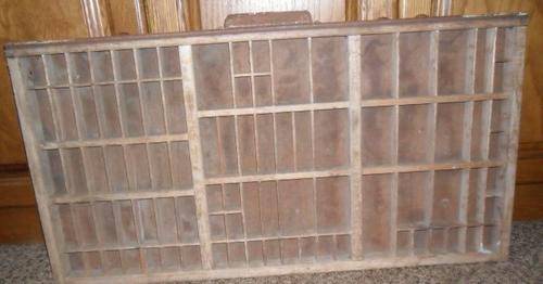 VINTAGE PRINTERS TRAY