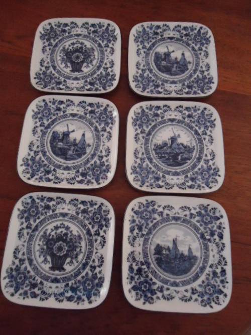 SIX (6) DELFT HOLLAND "Special Limited Collectors Edition" PLATES