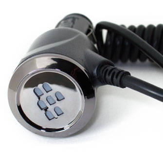 Blackberry Car Charger with blue LED