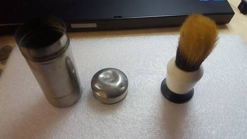 Vintage Shaving Brush Gillette standard in tin made in England