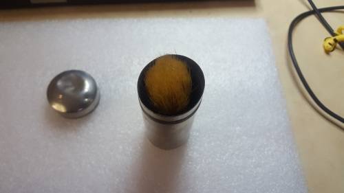 Vintage Shaving Brush Gillette standard in tin made in England