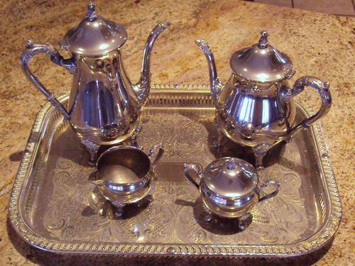 STUNNING TEA AND COFFEE SET ON TRAY