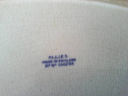 ALLIES MEAT PLATTER c1910