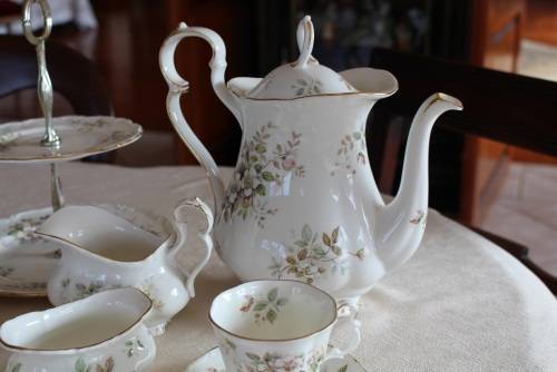 ROYAL ALBERT HAWORTH  COFFEE  SERVICE FOR TREVOR ONLY