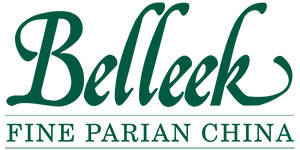 SUPER BELLEEK "HARP SHAMROCK" SAUCER 6th MARK