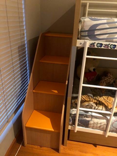 Bunk Bed with extra pull out bed