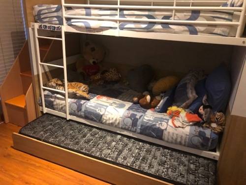 Bunk Bed with extra pull out bed
