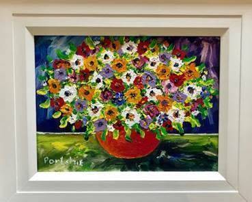 Flowers (Acryllic) Portchie (Market value R40 000)