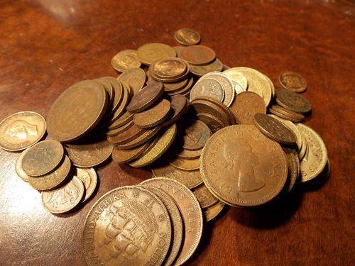 100 x Union & SA Mixed Coin Lot - Unsorted