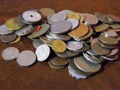 100 x World Mixed Coin Lot - Unsorted