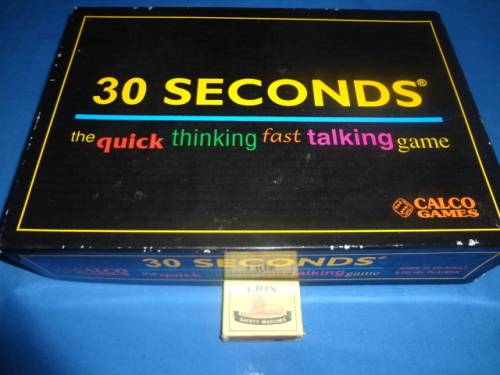 PRICE REDUCED Boardgame - 30 seconds board game with 240 cards