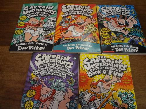 Children Books Lot - Captain Underpants series Lot 2