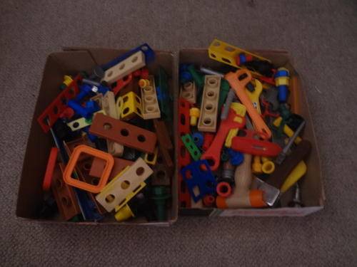 children game lot 2 - tool sets and building plates