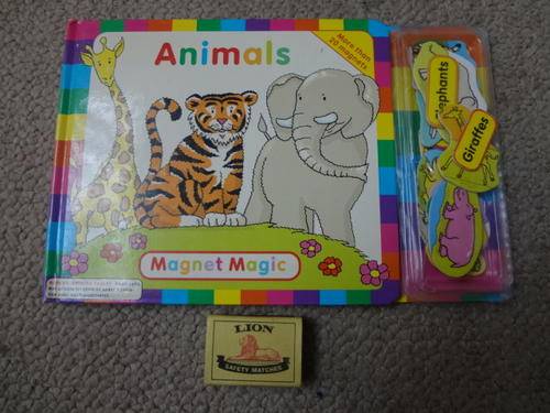 Magnet Magic - Animals book - complete set with magnets