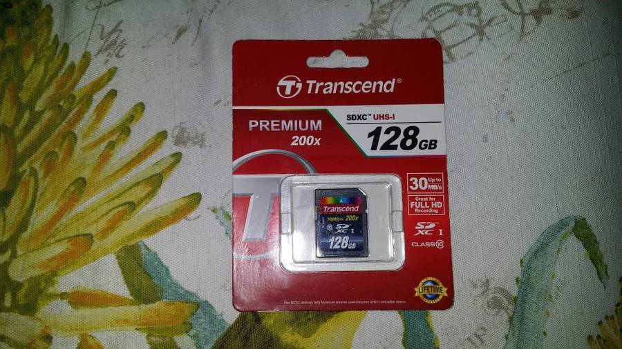Transcend 128GB 200X Class 10 SD Card