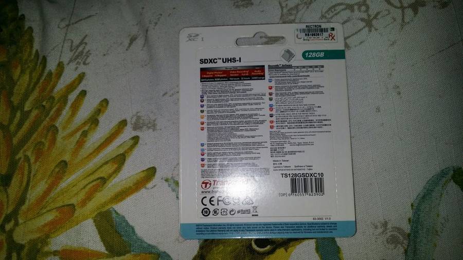 Transcend 128GB 200X Class 10 SD Card