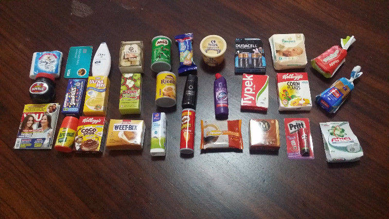 Complete set of all 30 Checkers Little Shop 2 Mini Collectables