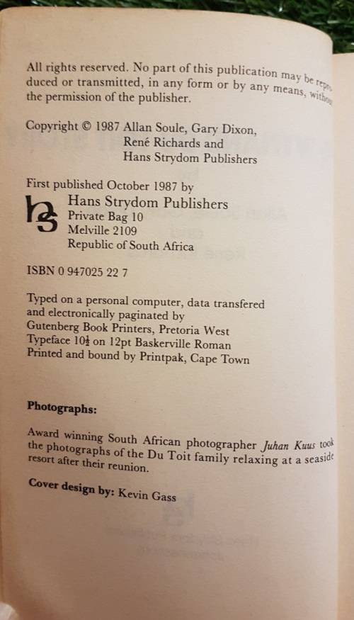 The Wynand du Toit Story by Allan Soule, Gary Dixon, René Richards