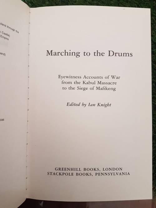 Marching to the Drums. - Ian Knight. (19th Century Warefare)