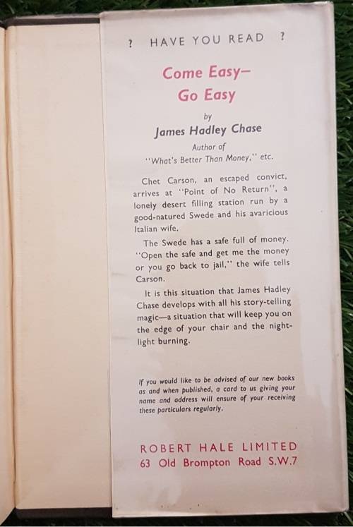 Just Another Sucker,  James Hadley Chase