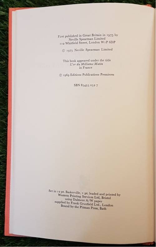 Gold Of a Thousand Mornings: - Armand Barbault  (Alchemy)