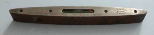 Vintage/Antique? J. Rabone & Sons Birmingham Torpedo Brass and Rosewood Spirit Level