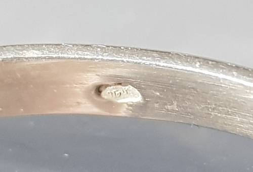 Egyptian Silver Cuff Bracelet with Ankh