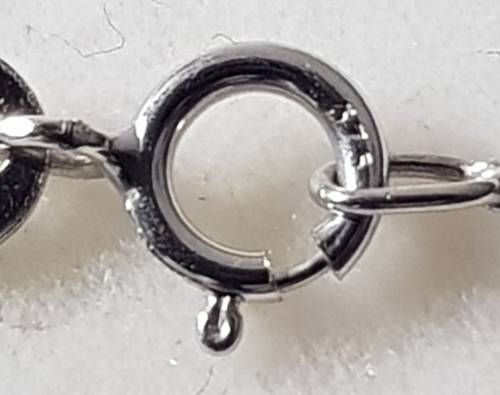 9ct White Gold Chain with Dragonfly Pendant Encrusted with Black and Clear Diamonds