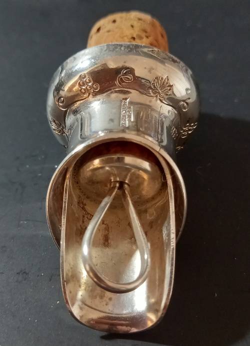 Vintage Made in Sweden Silver Plated Drop Stopper