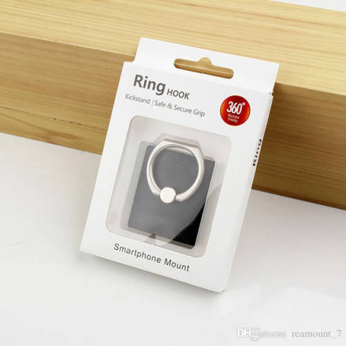 Phone Ring Kickstand Holder  - BLACK