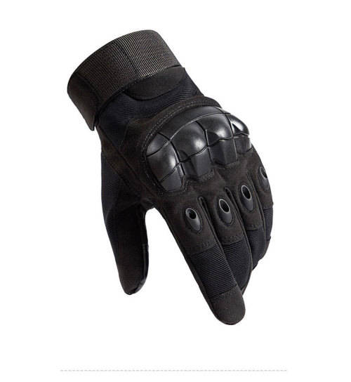 # 2 - Full Finger Glove With hardened Knuckle Unisex BLACK