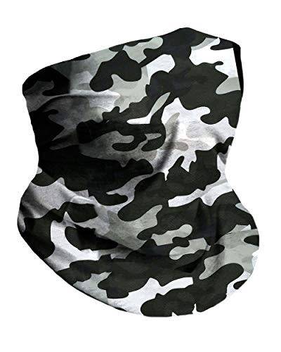 Bandana - Black & White Camouflage