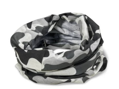 Bandana - Black & White Camouflage