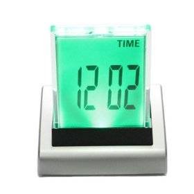 7 Color LED Change Digital LCD Thermometer Alarm Clock