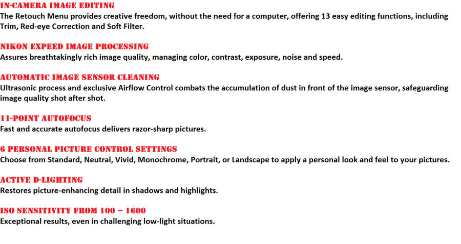 NIKON D3000 WITH 18-55MM ZOOM LENS IN VERY GOOD CONDITION