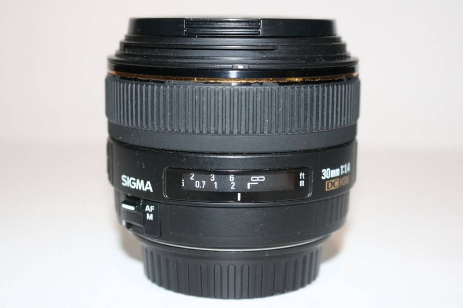 SIGMA 30mm F1.4 EX DC HSM AUTOFOCUS FOR CANON
