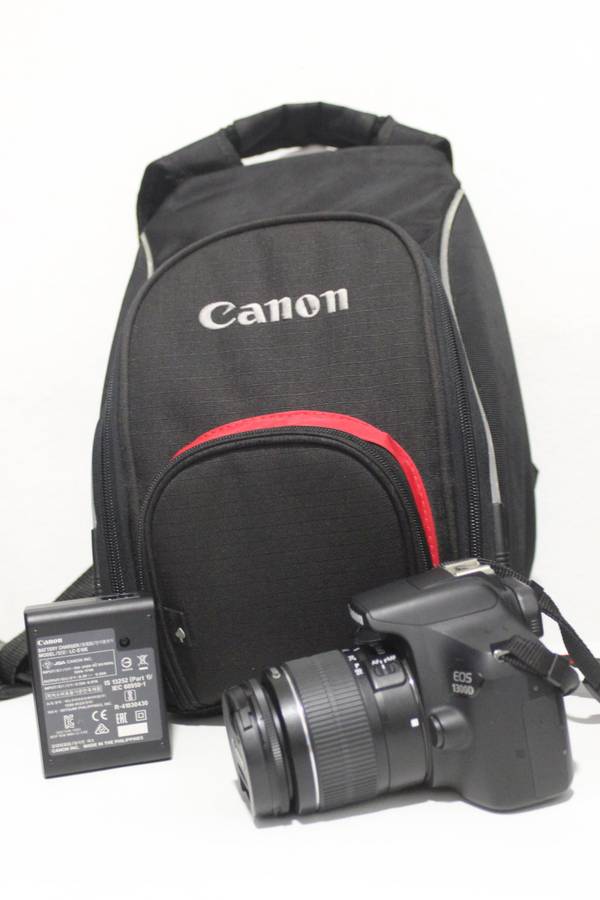 Canon EOS 1300D 18MP DSLR Camera FULL HD MOVIES with WIFI ,18-55MM III LENS , CANON BAG