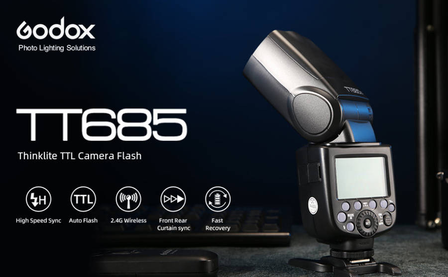 Godox TT685S 2.4G HSS TTL GN60 Flash Speedlite+ Xpro-S Trigger Transmitter Kit Compatible for Sony
