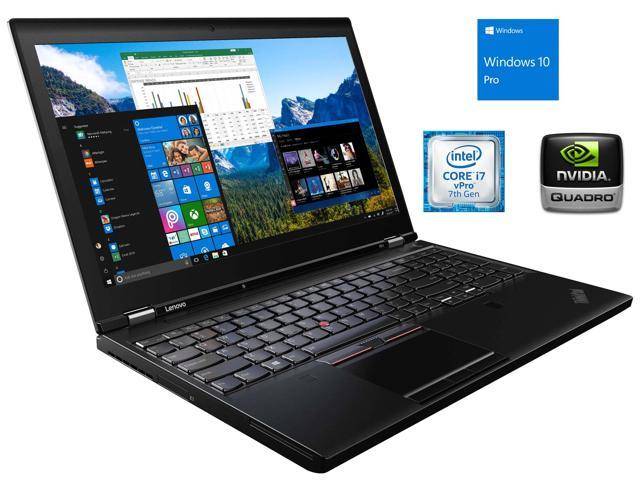 Lenovo ThinkPad P51, Intel Quad-Core i7-7700HQ, 8GB DDR4 RAM, 512GB SSD, 15.6" FHD,4GB NVIDIA Quadro