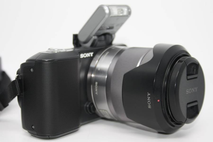 Sony Alpha NEX-3 Interchangeable Lens Digital Camera With SONY 18-55 LENS OSS ,4GB ,Charger, and Bag
