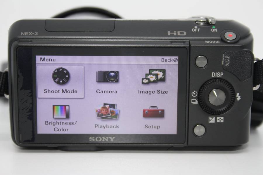 Sony Alpha NEX-3 Interchangeable Lens Digital Camera With SONY 18-55 LENS OSS ,4GB ,Charger, and Bag