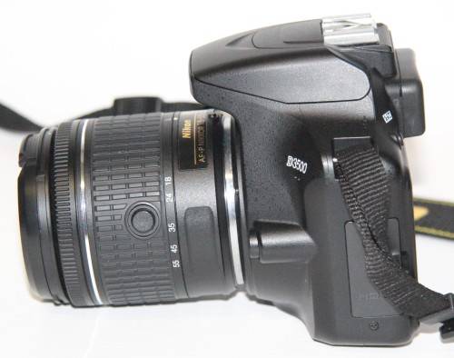 Nikon D3500 DSLR Camera with 18-55mm Lens VR LENS , ONLY 8190 SHUTTER COUNTS, COMING WITH A BAG