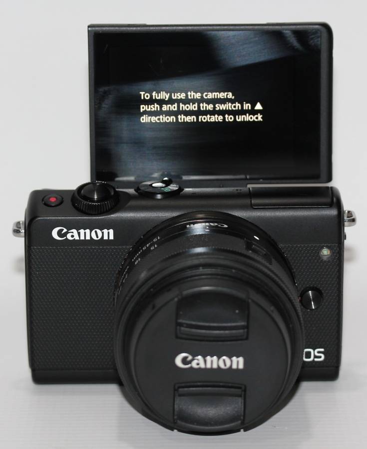 Canon EOS M100 Mirrorless Camera w/ 15-45mm Lens - Wi-Fi, Bluetooth, and NFC enabled