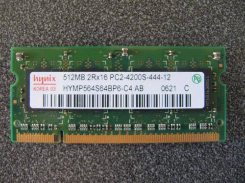 Hynix 512MB laptop memory RAM PC2