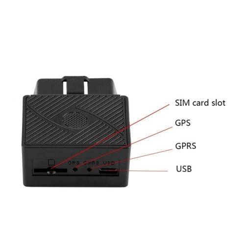 Plug Play OBD GPS Tracker Car GSM OBDII OBD2 16 PIN Interface Vehicle Tracking Device with APP