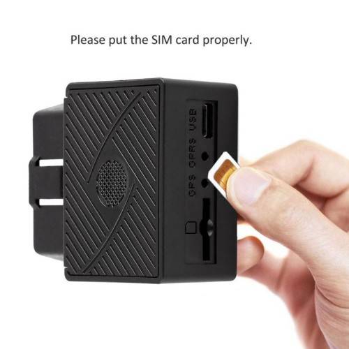 Plug Play OBD GPS Tracker Car GSM OBDII OBD2 16 PIN Interface Vehicle Tracking Device with APP