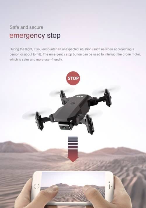 Mini Pocket Drone With 4K 1080P Dual Camera Optical Flow Positioning Foldable RC Quadcopter RTF