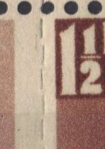 Union Small Wars 1.1/2D Block of 4 with Double Roulette Variety Superb MNH