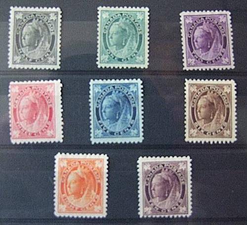Canada Queen Vic 1897-98 Complete set of 8 Superb LHM O.G SG 141-49 CV  R4900+